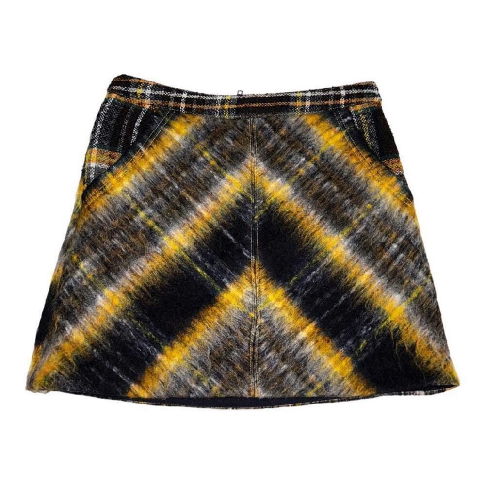 Urban Outfitters Journey Wool Pelmet Plaid Mini Skirt Size S - Picture 9 of 13